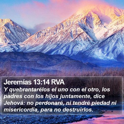 Jeremías 13:14 RVA Bible Verse Image