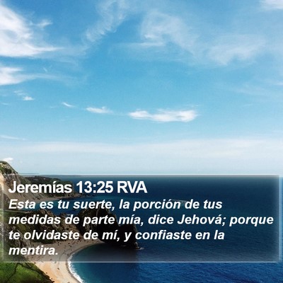 Jeremías 13:25 RVA Bible Verse Image