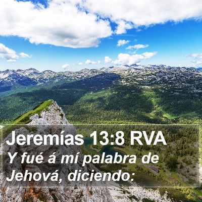 Jeremías 13:8 RVA Bible Verse Image