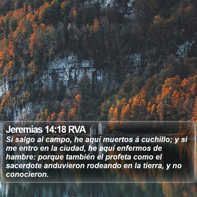 Jeremías 14:18 RVA Bible Verse Image