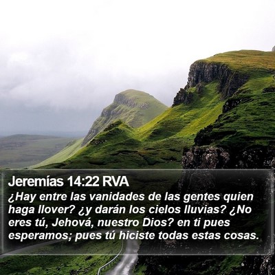 Jeremías 14:22 RVA Bible Verse Image