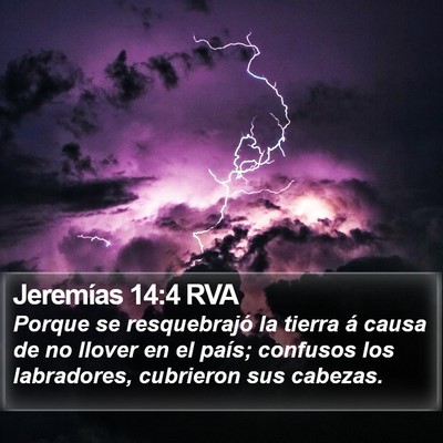 Jeremías 14:4 RVA Bible Verse Image
