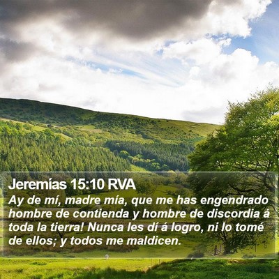 Jeremías 15:10 RVA Bible Verse Image