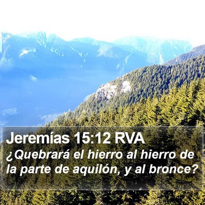 Jeremías 15:12 RVA Bible Verse Image