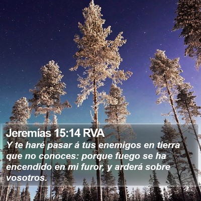 Jeremías 15:14 RVA Bible Verse Image