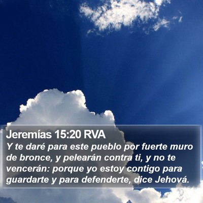 Jeremías 15:20 RVA Bible Verse Image