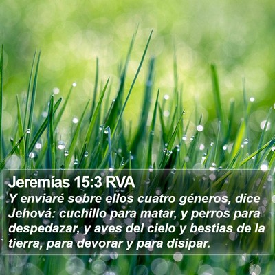 Jeremías 15:3 RVA Bible Verse Image