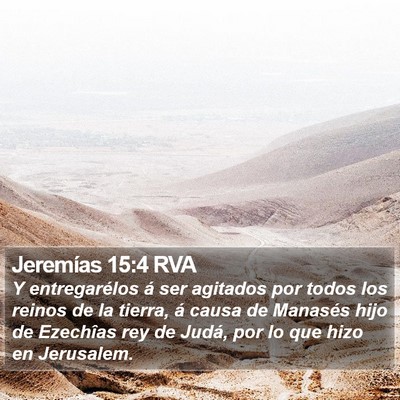 Jeremías 15:4 RVA Bible Verse Image