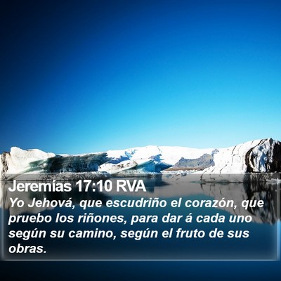 Jeremías 17:10 RVA Bible Verse Image