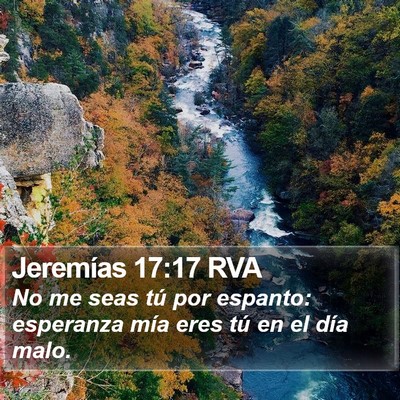 Jeremías 17:17 RVA Bible Verse Image