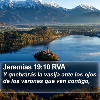 Jeremías 19:10 RVA Bible Verse Image