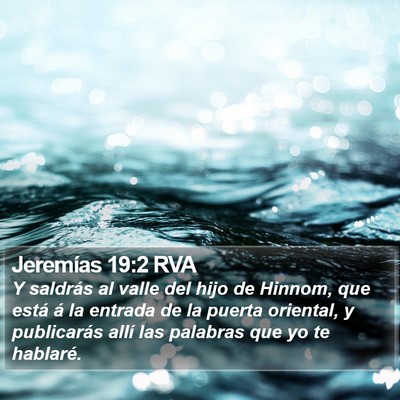 Jeremías 19:2 RVA Bible Verse Image