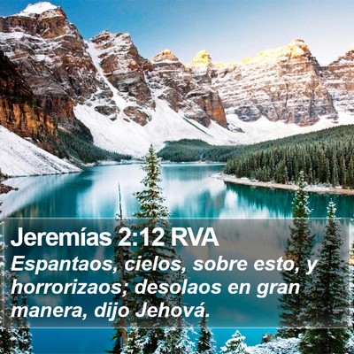 Jeremías 2:12 RVA Bible Verse Image