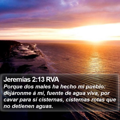 Jeremías 2:13 RVA Bible Verse Image