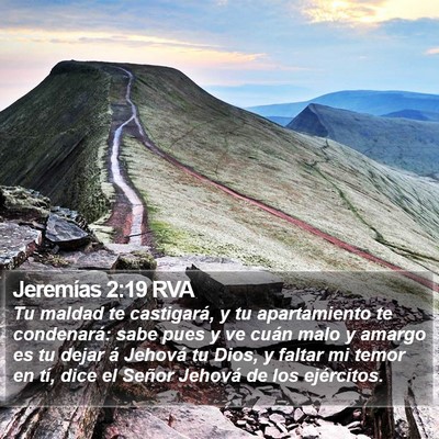 Jeremías 2:19 RVA Bible Verse Image