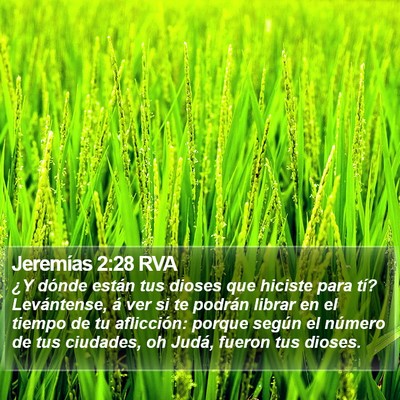 Jeremías 2:28 RVA Bible Verse Image