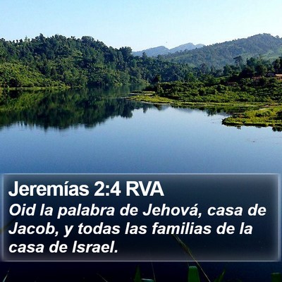 Jeremías 2:4 RVA Bible Verse Image