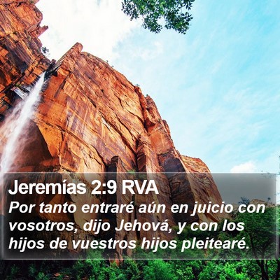 Jeremías 2:9 RVA Bible Verse Image