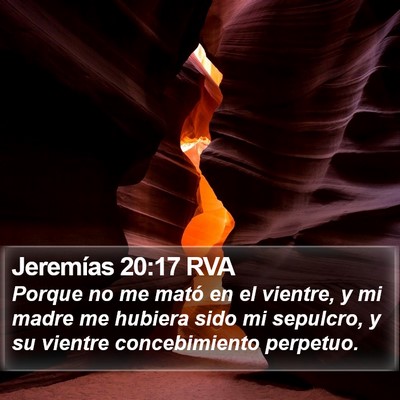 Jeremías 20:17 RVA Bible Verse Image
