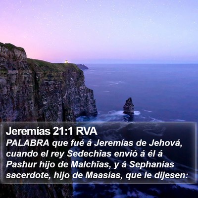 Jeremías 21:1 RVA Bible Verse Image