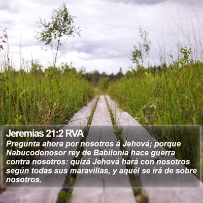 Jeremías 21:2 RVA Bible Verse Image