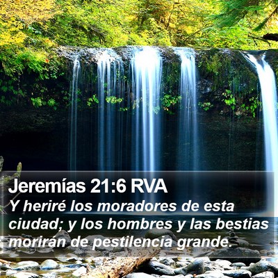 Jeremías 21:6 RVA Bible Verse Image