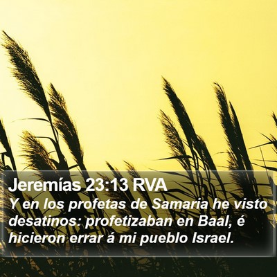 Jeremías 23:13 RVA Bible Verse Image