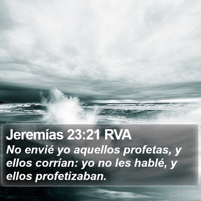 Jeremías 23:21 RVA Bible Verse Image