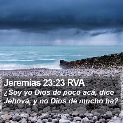 Jeremías 23:23 RVA Bible Verse Image