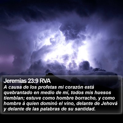 Jeremías 23:9 RVA Bible Verse Image