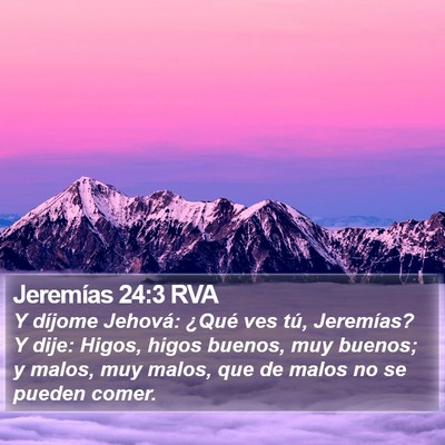 Jeremías 24:3 RVA Bible Verse Image