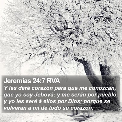 Jeremías 24:7 RVA Bible Verse Image