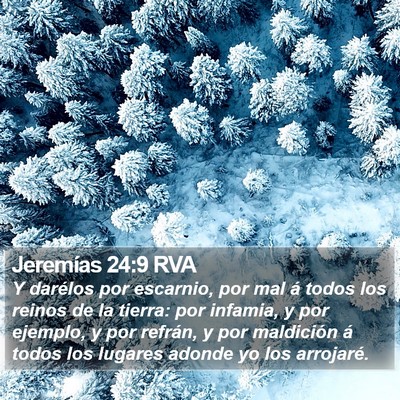 Jeremías 24:9 RVA Bible Verse Image