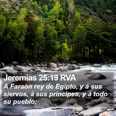 Jeremías 25:19 RVA Bible Verse Image