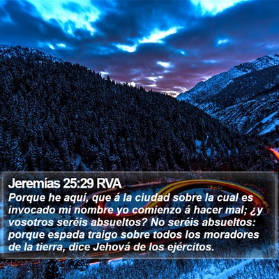 Jeremías 25:29 RVA Bible Verse Image