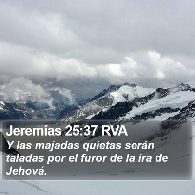 Jeremías 25:37 RVA Bible Verse Image