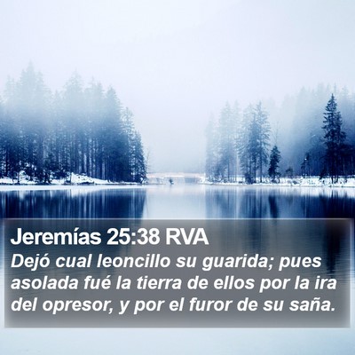 Jeremías 25:38 RVA Bible Verse Image