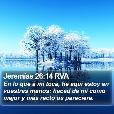 Jeremías 26:14 RVA Bible Verse Image