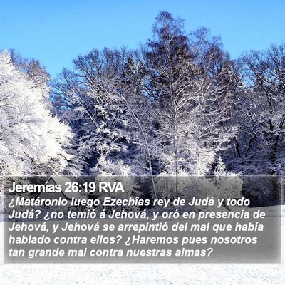 Jeremías 26:19 RVA Bible Verse Image