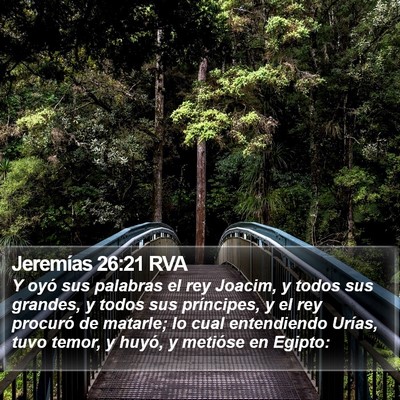 Jeremías 26:21 RVA Bible Verse Image