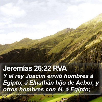 Jeremías 26:22 RVA Bible Verse Image