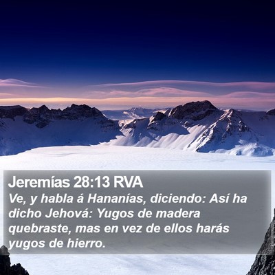 Jeremías 28:13 RVA Bible Verse Image