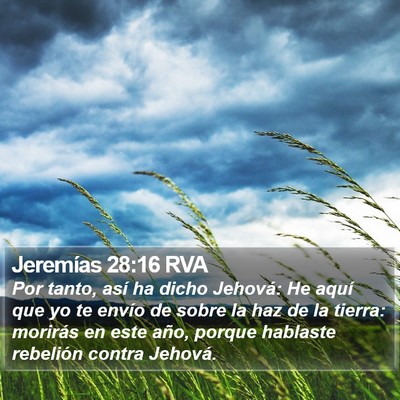 Jeremías 28:16 RVA Bible Verse Image