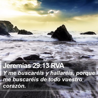 Jeremías 29:13 RVA Bible Verse Image