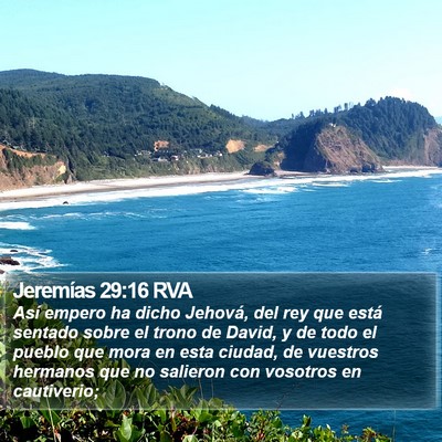 Jeremías 29:16 RVA Bible Verse Image