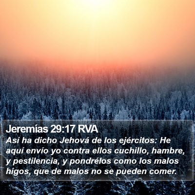 Jeremías 29:17 RVA Bible Verse Image