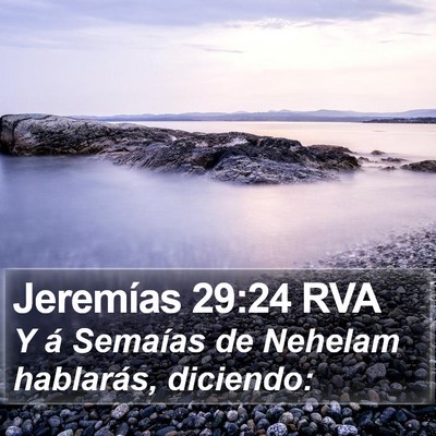 Jeremías 29:24 RVA Bible Verse Image
