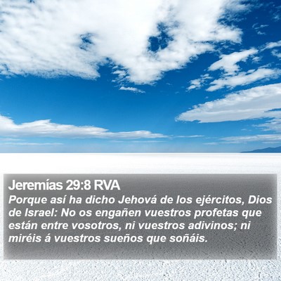 Jeremías 29:8 RVA Bible Verse Image