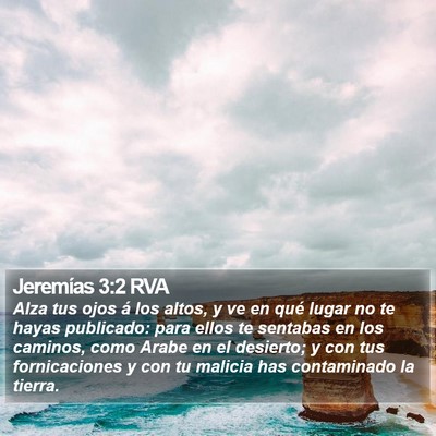 Jeremías 3:2 RVA Bible Verse Image