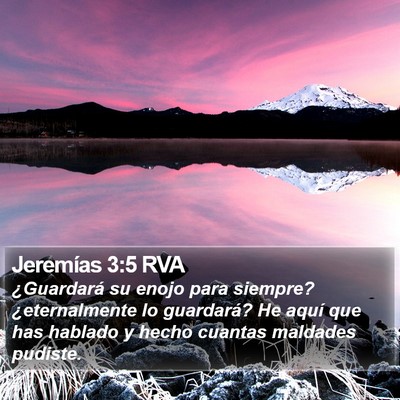 Jeremías 3:5 RVA Bible Verse Image